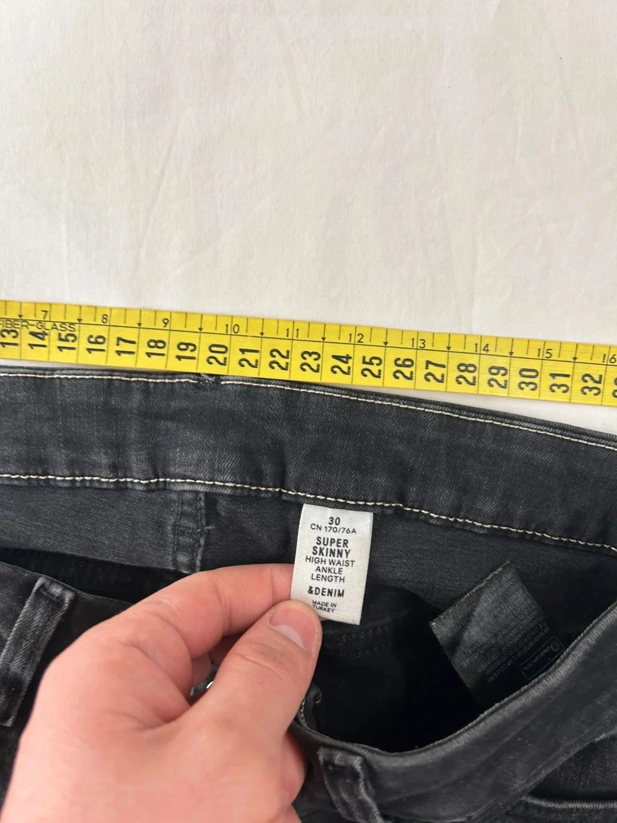 Zwarte super skinny jean h&m – photo 8